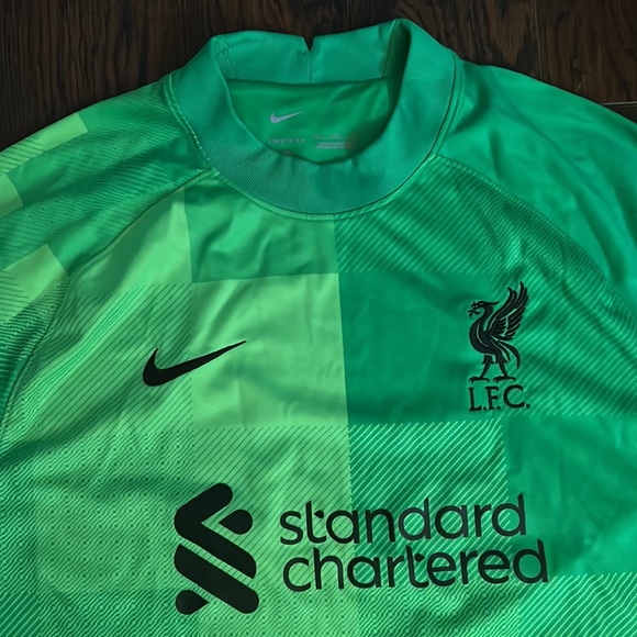 LFC Nike Mens Home Stadium Goalkeeper soccer Jersey 21/22.  Size XL - Picture 7 of 12